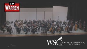 a photo of the Warren Symphony Orchestra on stage