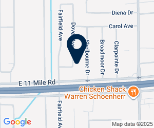 Directions to 27204 Dover Ave, Warren, MI 48088, USA