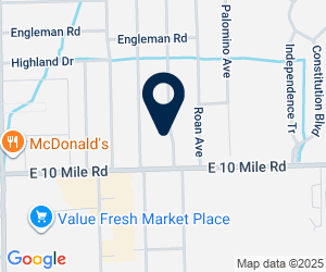 Directions to 25067 Marilyn Ave, Warren, MI 48089, USA
